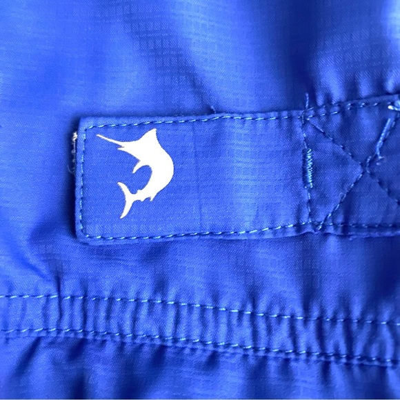 Reel Legends Performance Shadester Fishing Shirt Men Large Blue Vented Button - Picture 4 of 9